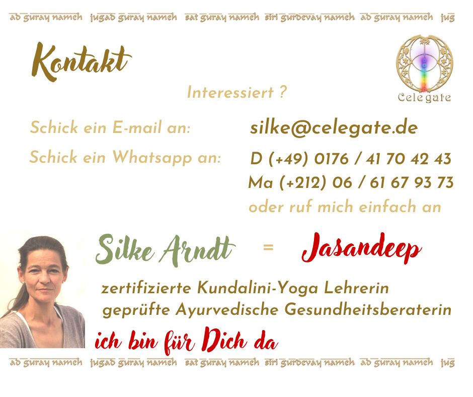 Kontakt Silke Arndt Jasandeep Celegate Centrum für Lebensberatung und ganzheitliche Therapie